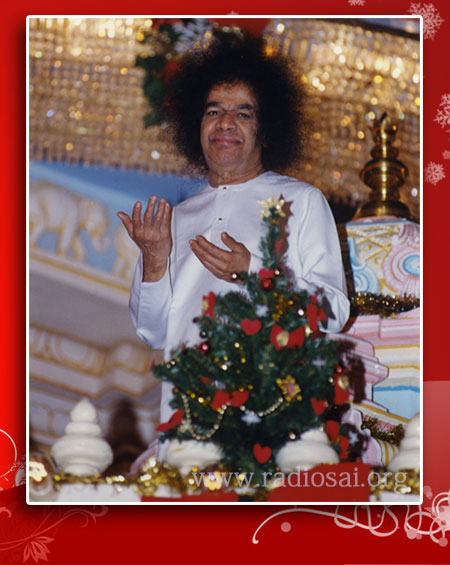<christmas in parthi sathya sai baba ashram puttaparthi 2012>