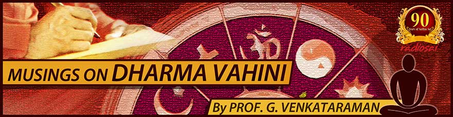 MUSINGS ON DHARMA VAHINI - 01